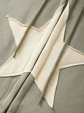 Vintage Star Patch Baggy Zip Up Hoodie- Outfit