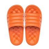 Fashion Household Slippers 3.5 Cm Platform Thick Bottom Soft Non-Slip Slides Massage Soles Men Women Bathing