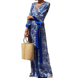 Women's Wear Women's Fashion Bohemian Dress Print Medium Long