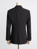 Zingj Sleeve Small Suit 2024 Summer New Temperament Senior Sense Irregular Slim Type Formal Suit Jacket
