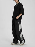 Zingj Quick Drying Paratrooper Casual Pants Men And Women In Thin Summer Loose Wide Leg Pants Logo Sports Charge