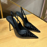 Red Explosive Design High Heels In The Fall Of 2025 New Fashion Trend Shallow After Empty Legs Long Single