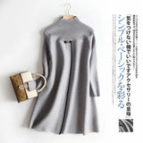 Pullover Autumn And Winter New Korean Women's Long Section Lazy Wind Lady Loose Long-sleeved Sweater