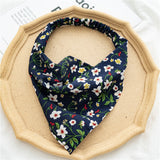 Flower Print Hair Scarf Floral Triangle Bandanas For WomenG Girls 2021 Boho Elastic Hair bands Headband Hair