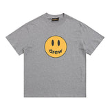 Drewhouse Classic Smiley Face Printed Short-Sleeved High Street Tide Brand Casual Loose Couple