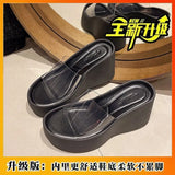 Dress With A Dress With Light And Anti-Slip Slippers 2025 Net Red Temperament Lady Pedal Sweet Single