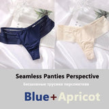Women's Panties Seamless G-string FINETOO Perspective Underwear See-Through Female Underpants Girls Intimates