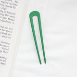 Hair Sticks Women Hairclip Simplicity Colorful U Shape Girls Hairpins Hair Sticks Hair Accessories Headwear 2021