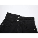 High Waist Denim Shorts Women Summer Ripped Hollow Out Pocket Tassel Hole Ripped Tassel Short Jeans Pants Female