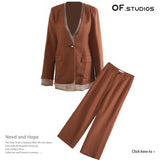 New Close Waisted Metal Adjustable Vest Accessory Blouse