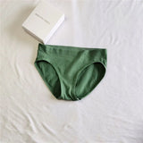 Cotton Women Panties Solid Seamless Underwear Underpants Comfort Soft Intimate Lingerie Briefs Ladies Sexy