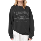 Round Neck Casual Long-sleeved Sweater-Outfit