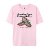 Running From Responsibility Graphic T-Shirt- Outfit