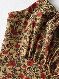 Vintage Floral Slip Mini Dress- Outfit