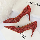 Zingj Sexy Nightclub Show Thin High Heels Women's Shoes With High Heels Fashion