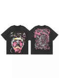 New Chao Brand Men's And Women's T-Shirts Cotton Casual Loose Fitting Summer Short-Sleeved Graphic T-Shirts Short-Sleeved