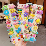 New Girls Cute Silica Gel Cartoon Princess Hairpins Lovely Hair Ornament Barrettes Hair Clips Fashion Hair