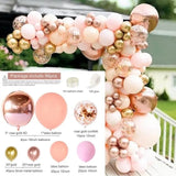 Silver Macaron Birthday Balloon Garland Arch Kit Party Foil Metal Balon Weding Baby Shower Birthday Party Decor Kids