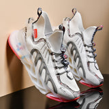 Running Shoes Breathable Blade Sneakers Antiskid Damping Jogging Shoes Trendy Comfortable Mesh Training Shoes