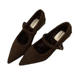 Net Red Explosion With Skirts With Pure Color Daily Lazy Shoes Small Aroma Wind And Fresh Elegant Single Shoes