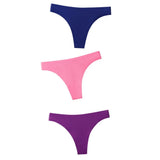 Seamless Panties Women Briefs Nylon Ultra-thin G-string Thongs Low Rise Lingerie Ice Silk Briefs Lady Underwear Plus