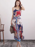 Sister Wind Two Sets Of 2025 Summer Korean Style V-Necked Sling Dress Fashion Dress Dress