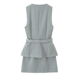 Women's Dress 2025 New Fashion Temperament Two-Piece Effect Of The Short