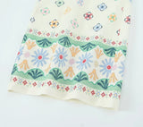 Women's Linen-Blend Printed Trousers