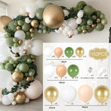Silver Macaron Birthday Balloon Garland Arch Kit Party Foil Metal Balon Weding Baby Shower Birthday Party Decor Kids