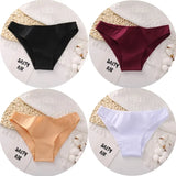 Women Cotton Panties Sexy Low Waist Female Underpants Solid Elasticity Comfortable Underwear Women Panty Lingerie