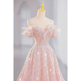 Dream Pink At The Runaway Princess Evening Dress Dress Female High-End Light Luxury Niche Engagement Toasting Bride Long