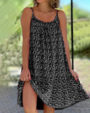 Loose With Fold Floral At Hem