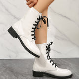 Zingj Boots Female Autumn Winter New British Short Tube Women's Boots Casual Joker Boots College European Goods Money Fashion Thin