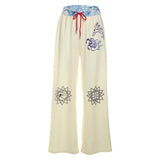Summer New Women's Hot Girls Street Fashion Fashion Graffiti Print Loose