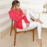 Skinny Pants Fashion Women Stretchy Leggings Sport Sweatpants Colorful Glossy Trousers Women Thin Elastic Joggers 25551 211-1-Outfit