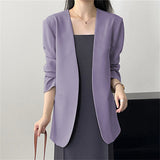 New Small Suit Jacket Spring And Autumn Early Autumn Suit With Fashion Simple Early Spring Leisure Top