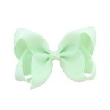 Solid Grosgrain Ribbon Hair Bows With Clip For Cute Girls Handmade Hair Clips Barrettes Hairpins Kids Hair