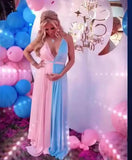 Cotton Stitching Mesh Sleeveless Long Dress