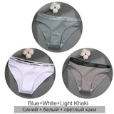 Women's Cotton Briefs Women's Panties Sexy Female Underpants Solid Color Panty Intimates Women Underwear M-2XL