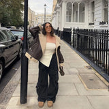 Side Slit Tube Top-Outfit