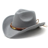 Women Vintage Cowboy Fluffy Hat with Rhinestone Ladies Girls Cowgirl Glitter Hat Cap Headwear for Fancy Dress Cosplay