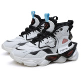 High-top Chunky Sneaker Men Running Shoes Waterproof Leather Sport Shoes Thick Sole Jogging Walking Shoes Zapatillas