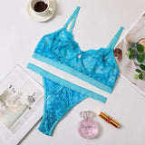 Lace Lingerie Women's Underwear Set Sexy Lace Erotic Lingerie Set Female Underwear Set Lace Bra Panties Underwear