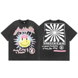New Chao Brand Men's And Women's T-Shirts Cotton Casual Loose Fitting Summer Short-Sleeved Graphic T-Shirts Short-Sleeved