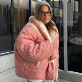 Sides Wearing Tradial Cotton Clothes Warm Fashion Commuting Daily Trend Of Winter Coat
