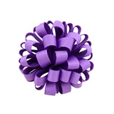 3inch New Design Beauty Grosgrain Ribbon Flower With Elastic Rope Floral Hair Bands Kids Accessories