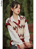 2020 Autumn Sweater Vest For Women Sleeveless Pullover Casual V-Neck Knitwear Female Outdoor Clothing