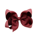 Solid Grosgrain Ribbon Hair Bows With Clip For Cute Girls Handmade Hair Clips Barrettes Hairpins Kids Hair