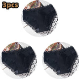 new thread cotton Japanese bow women's underwear solid color breathable waist size girls briefs plus
