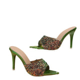 Tip High-Shoe Slippers Female Word Sexy Fine And Fashion Cool Slippers